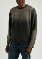 Rag & Bone Downing Dégradé Wool-blend Jumper Green