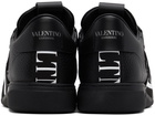 Valentino Garavani Black VL7N Low-Top Sneakers