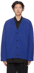 Juun.J Blue Acrylic Cardigan