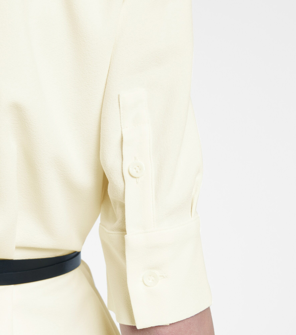 Altuzarra - Nika belted crêpe top
