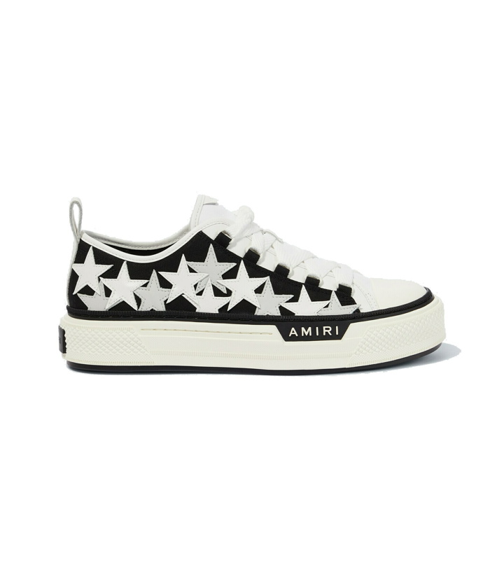 Photo: Amiri - Stars Court canvas sneakers