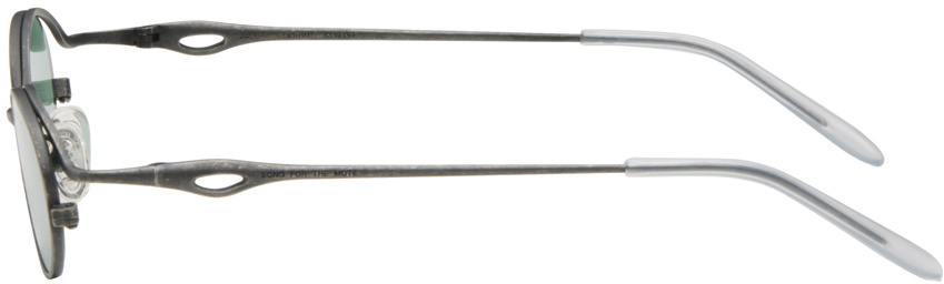 Song for the Mute SSENSE Exclusive Gunmetal Ant Sunglasses