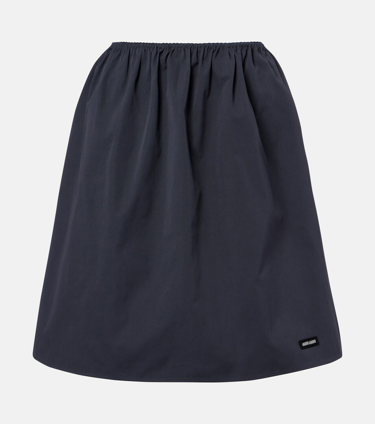 Miu Miu Cotton poplin midi skirt