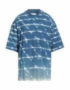 Jil Sander Mens T-shirt in Blue