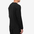 C.P. Company Men's Long Sleeve Pocket Logo T-Shirt in Black