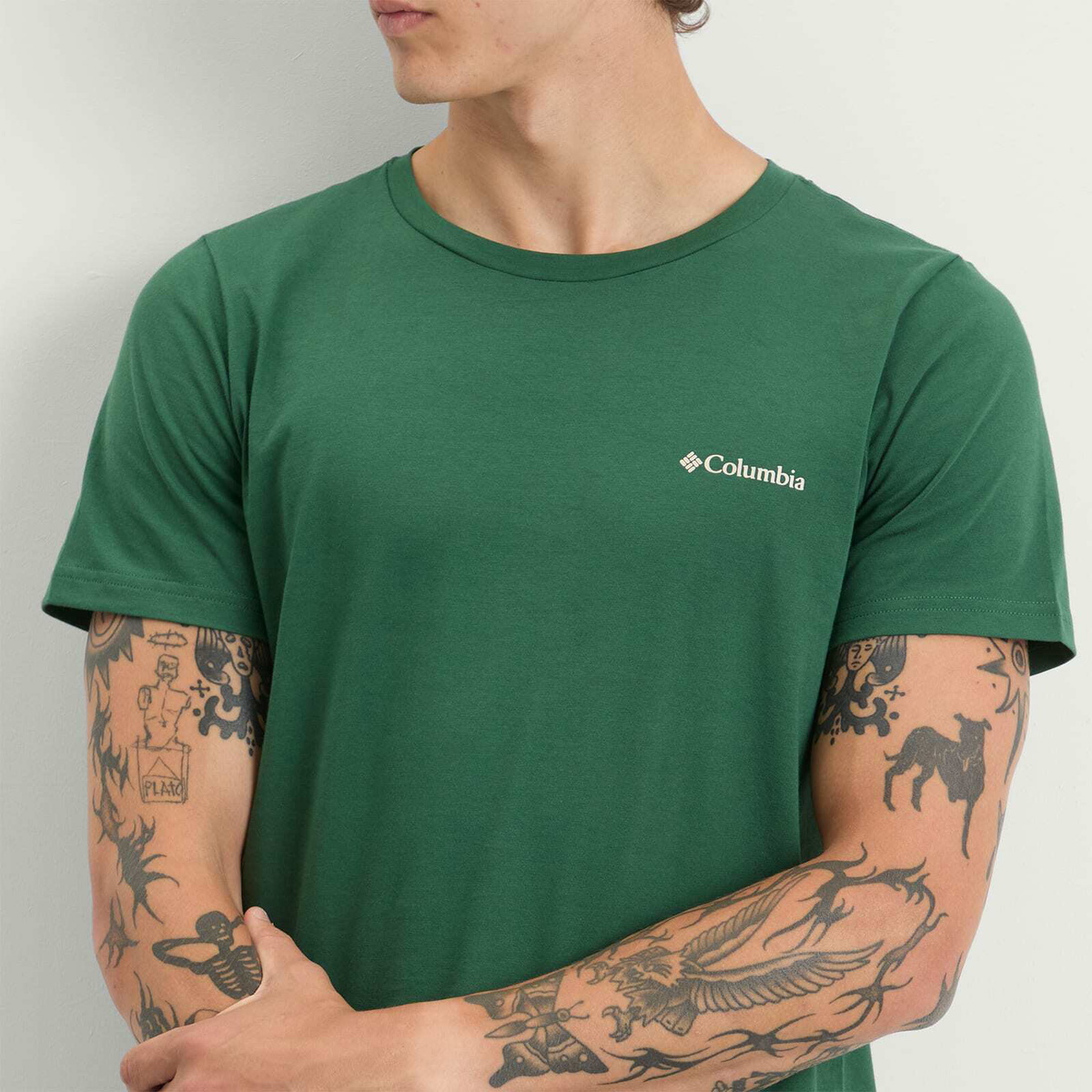 Columbia Men's Rapid Ridge™ Back Graphic T-Shirt II in Rain Forest