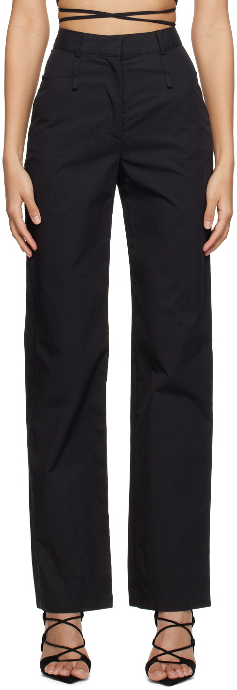 ioannes Black Tailored Trousers