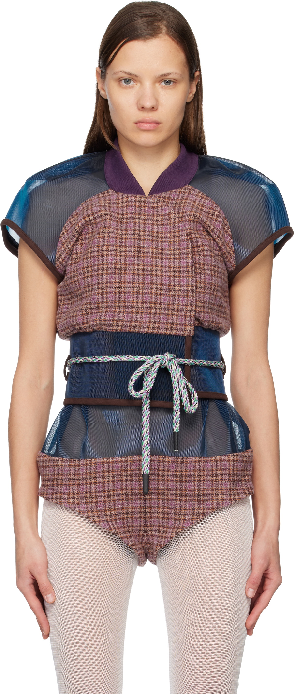 Kiko Kostadinov Multicolor Eartha Fitted Jacket