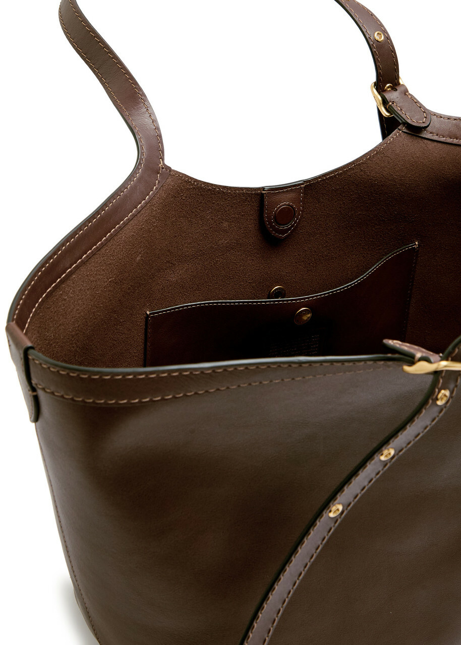 Coach Gramercy Leather Tote - Brown - One Size