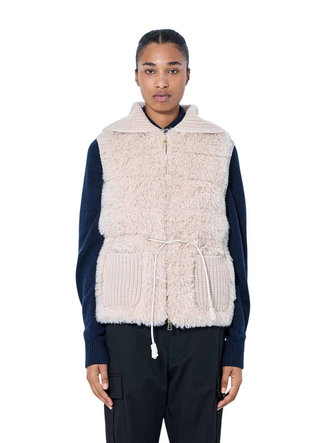 Moncler Red Ghany Down Vest Moncler