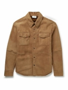 The Row - Bento Panelled Shearling Shirt Jacket - Neutrals