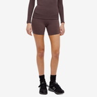 Stylerunner Women's Siena 5" High Rise Cycling Short in Sepia