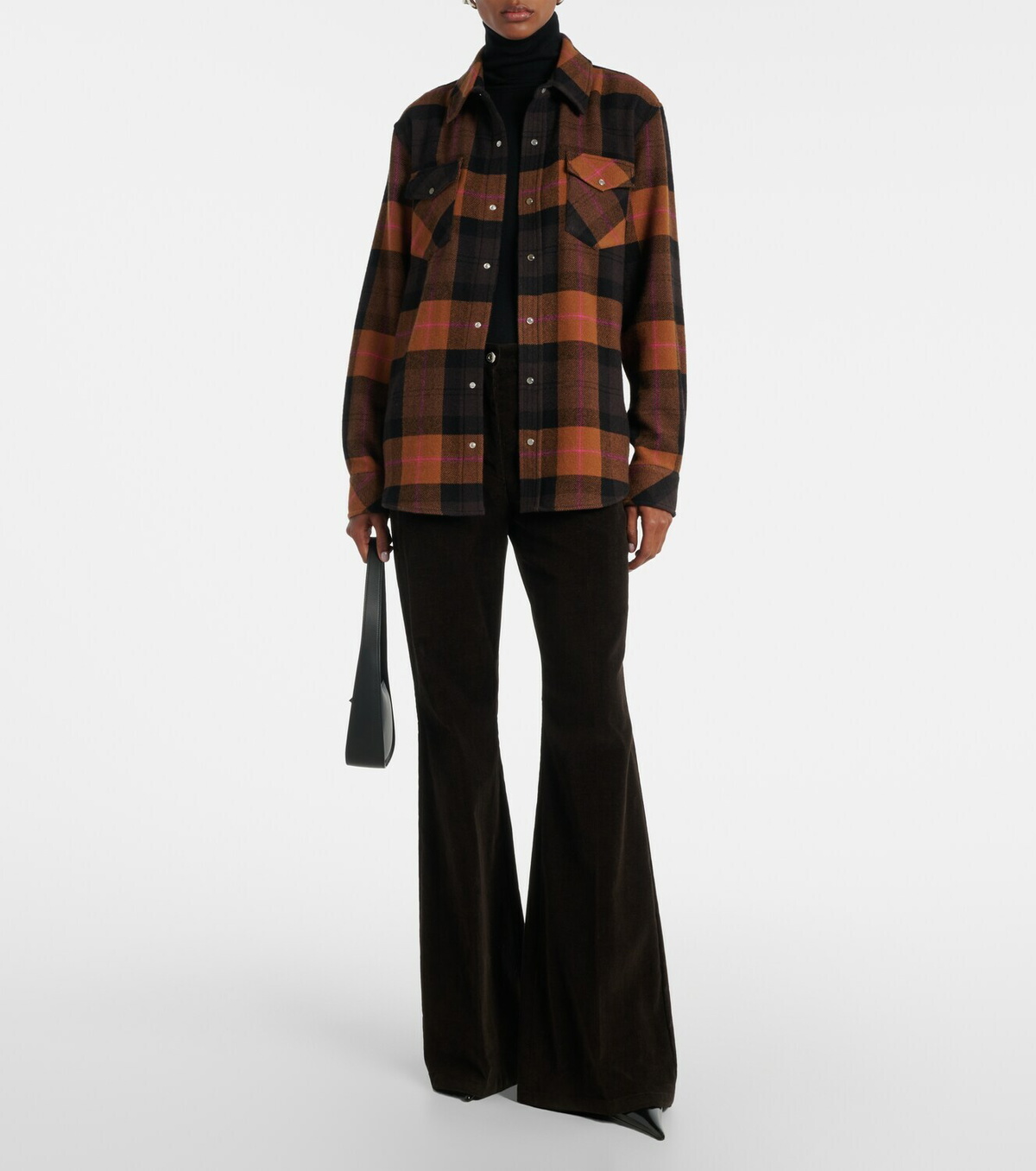 God's True Cashmere Checked cashmere shirt