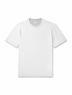 Eleventy - Giza Cotton-Jersey T-Shirt - White