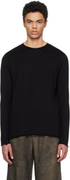 DEVOA Black Soft Sweatshirt