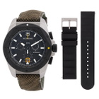 Victorinox I.N.O.X. Chronograph Quartz Black Dial Mens Watch 241988.1