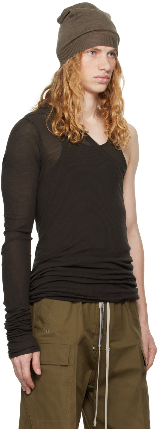 Rick Owens Gray Porterville Ziggy Banana Top Rick Owens
