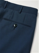 Ermenegildo Zegna - Slim-Fit Tapered Wool Trousers - Blue