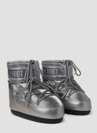 Icon Low Glance Snow Boots in Silver