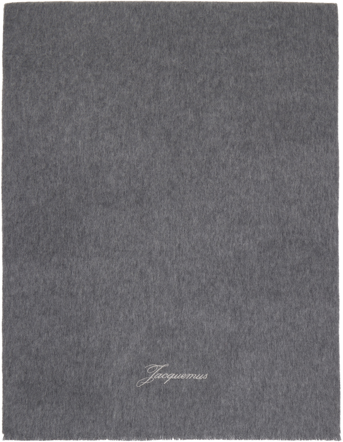 JACQUEMUS Gray 'The Tailleur' Scarf