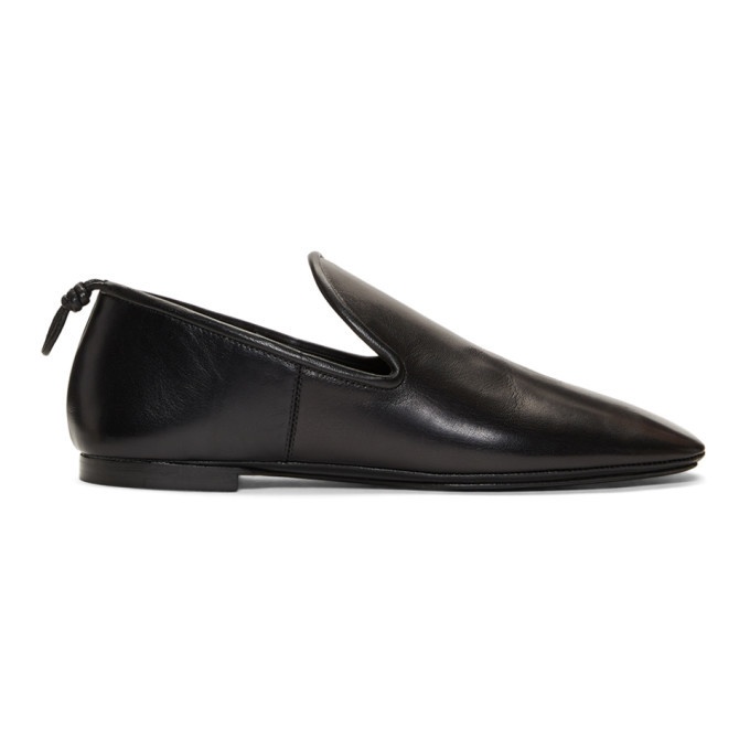 Lemaire Black Soft Loafers Lemaire