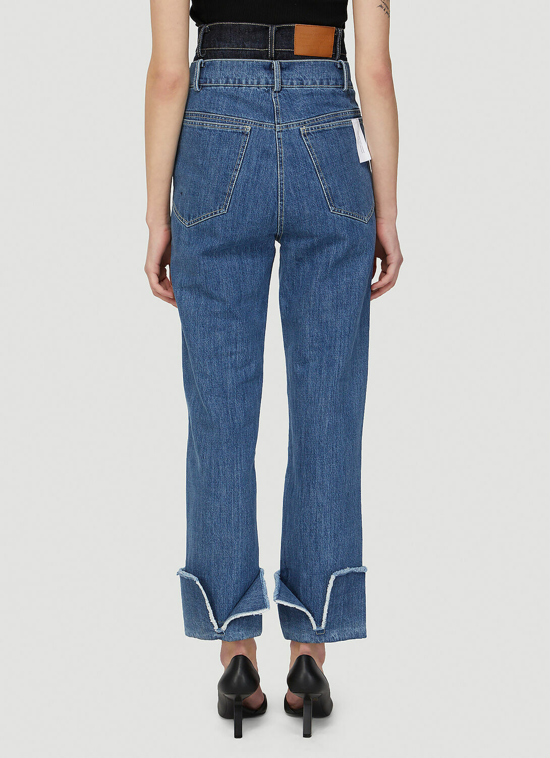 Rokh Contrast Waistline Jeans 