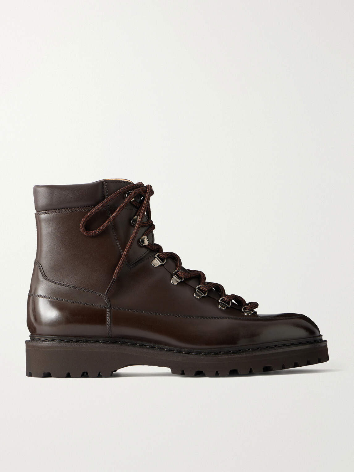 John Lobb - Sommet Leather Hiking Boots - Brown