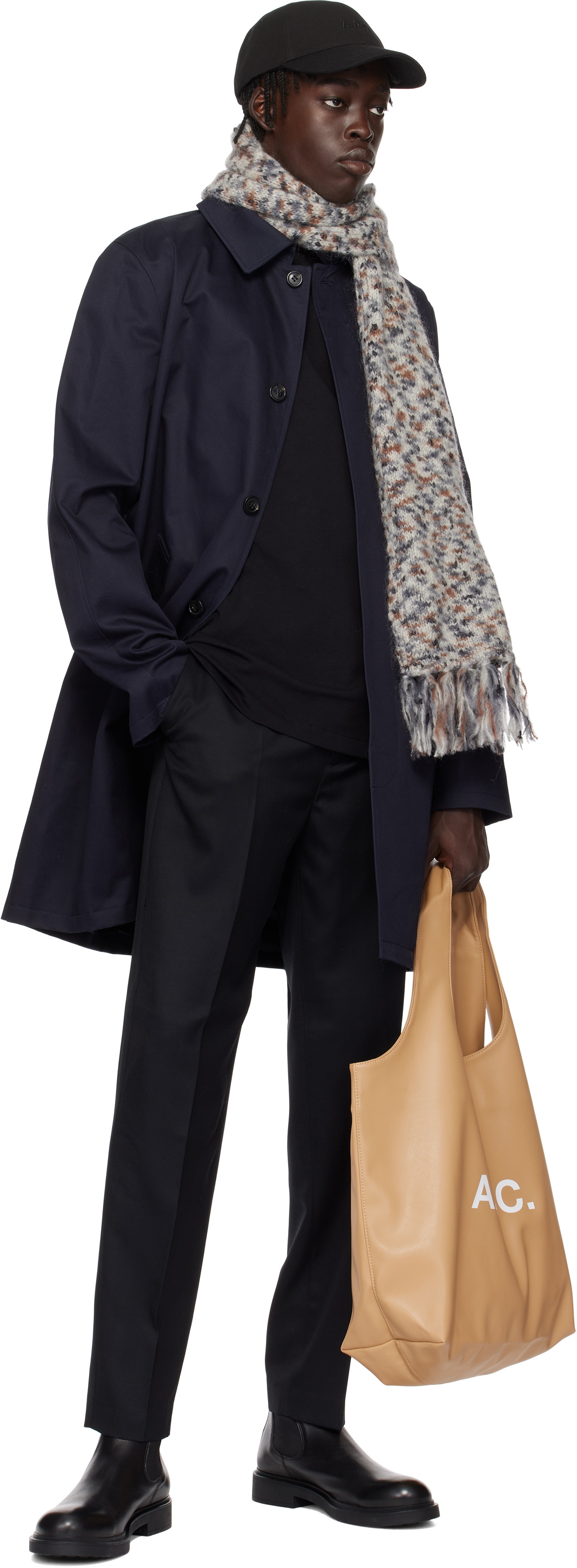 ジャケット・アウター A.P.C. Urban Mac Coat-Navy/M A.P.C. Navy Urban Mac Coat A.P.C.