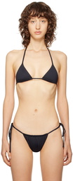 Frankies Bikinis Black Nick Bikini Top