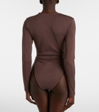 Jacques Wei Lace-trimmed bodysuit