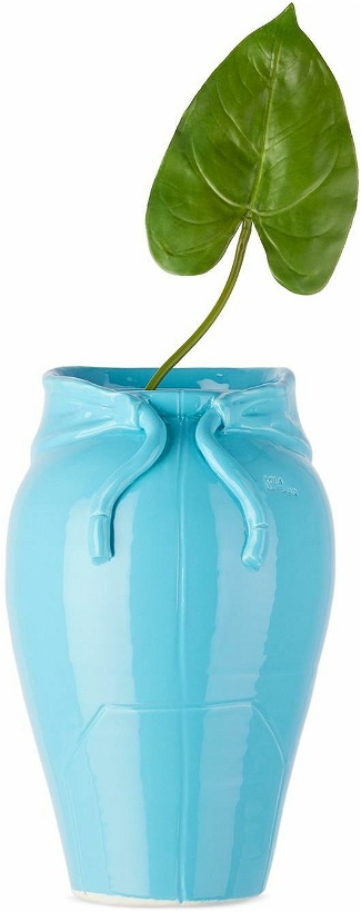 Photo: Lola Mayeras Blue Hoodie Vase