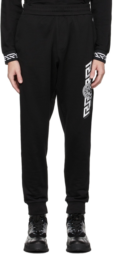 Photo: Versace Black Greca Lounge Pants