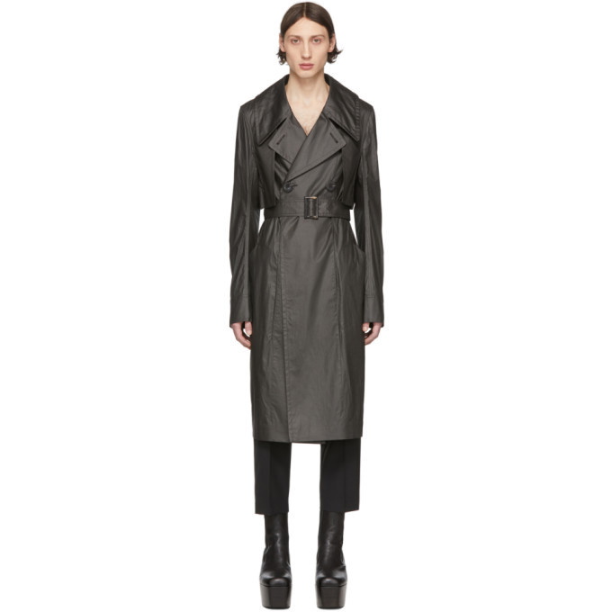 Photo: Rick Owens Black Drella Trench Coat