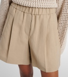 Brunello Cucinelli High-rise Bermuda shorts