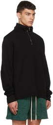 Les Tien Black Yacht Sweater