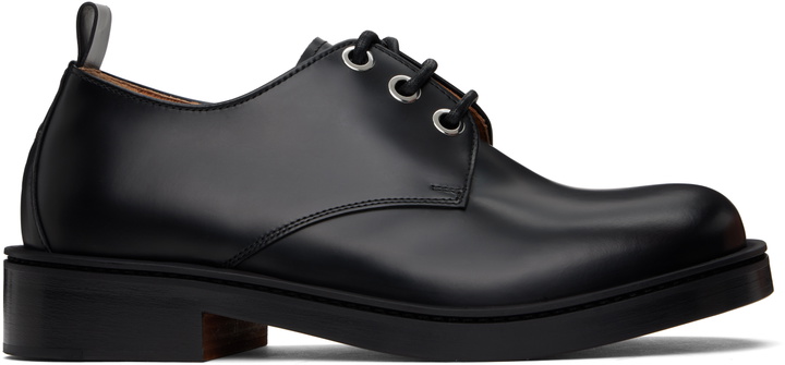 Photo: McQueen Black Trunk Lace Up Derbys