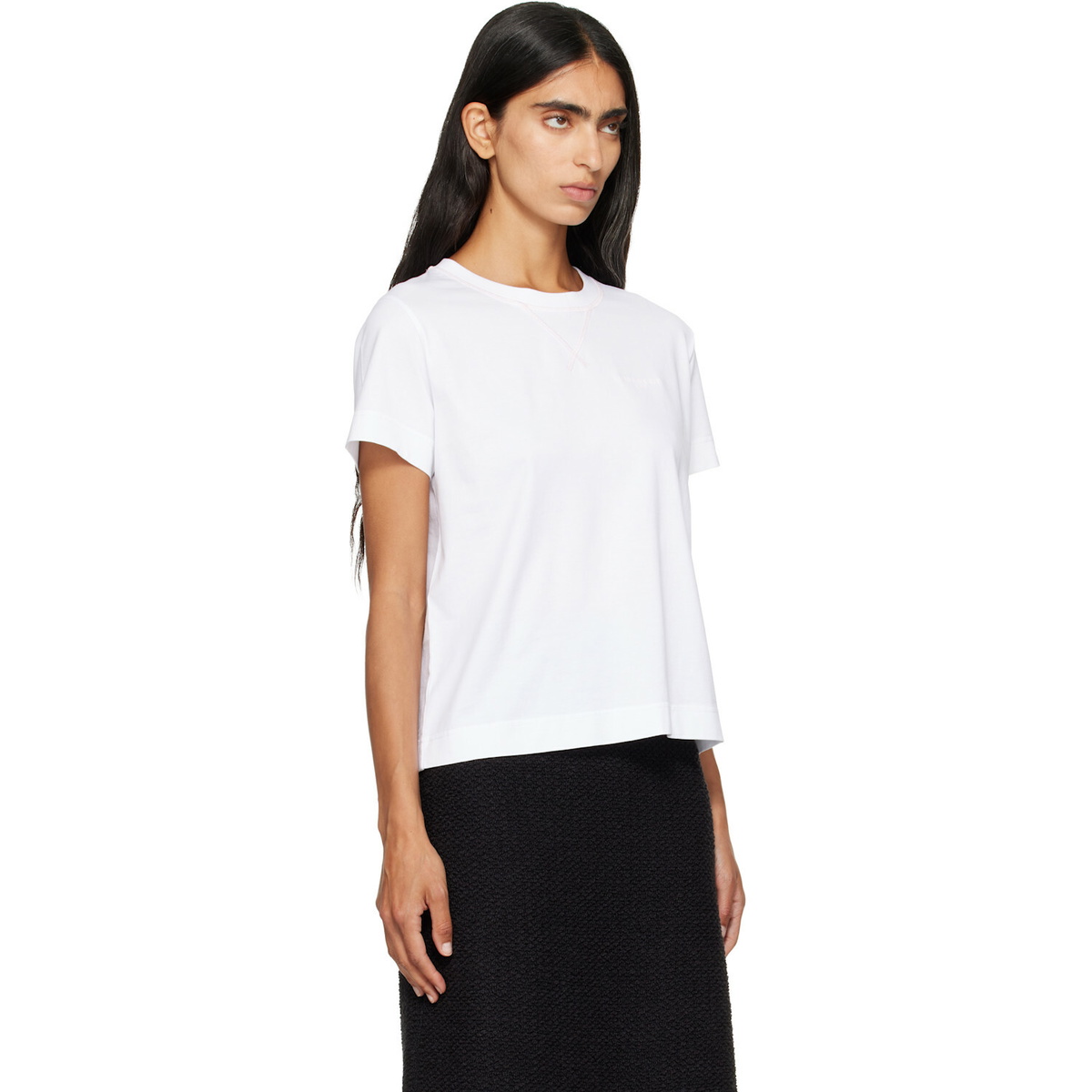 Givenchy White Logo Crewneck T-shirt