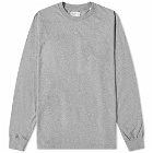 Colorful Standard Men's Long Sleeve Oversized Organic T-Shirt in HthrGry