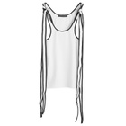 Y/Project Women's Multiscarf Tank Top in White