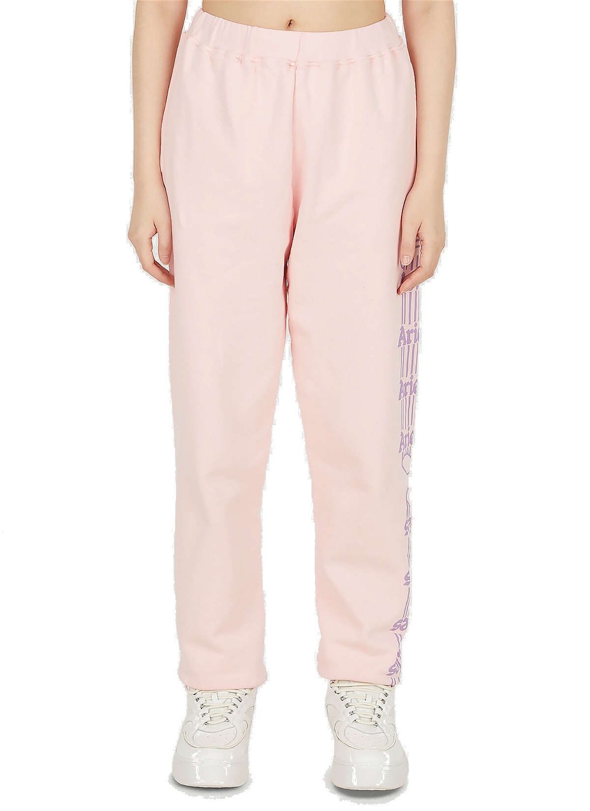 Aries Pink Ombre Dyed Windcheater Track Pants ARIES