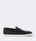 Christian Louboutin Neoclboat leather slip-on shoes