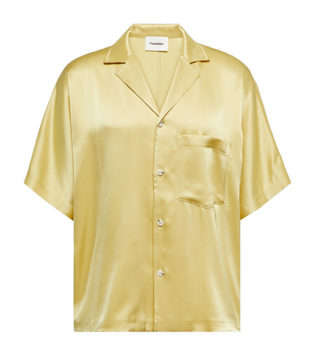 Nanushka - Yuki satin bowling shirt Nanushka