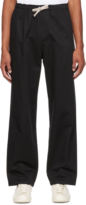 Photo: FRAME Black Wide Trousers
