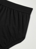 ZIMMERLI - Sea Island Cotton Briefs - Black