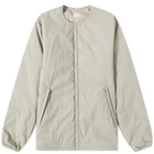 Danton Men's Collarless Insulation Jacket in Sage Khaki