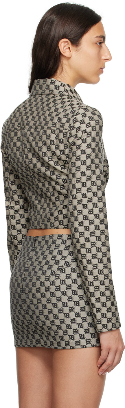 MISBHV Gray Monogram Jacket