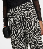 Diane von Furstenberg - Caspian printed jersey pants