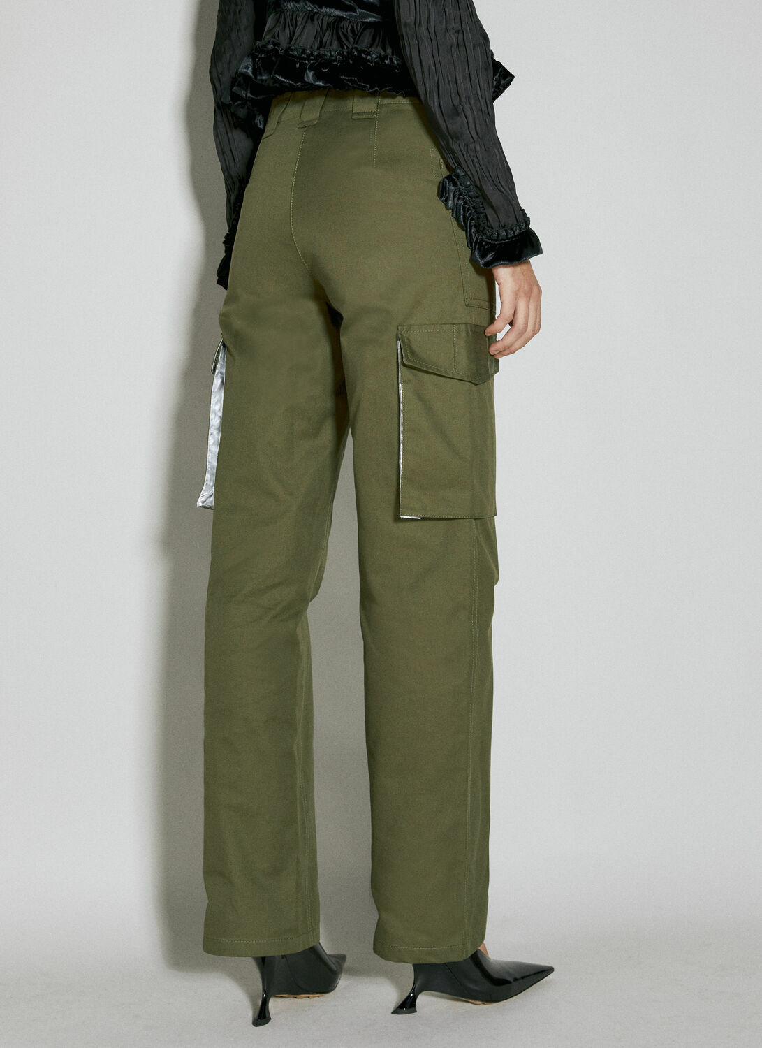 Rabanne Twill Cargo Pants