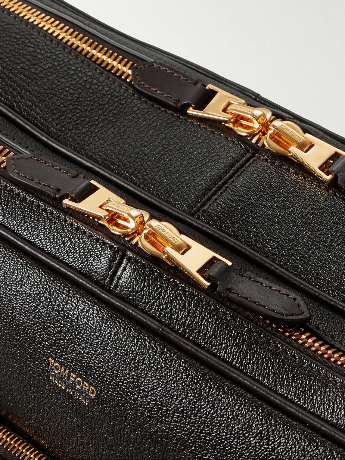 TOM FORD - Full-Grain Leather Briefcase