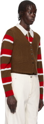 Guest in Residence Brown Tailored Vest